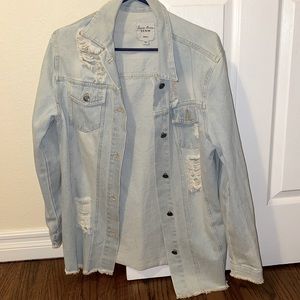 Oversized Denim Jean Jacket